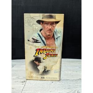 The Adventures Of Indiana Jones Trilogy VHS VCR Tape Box Set (3 Tapes) READ!!